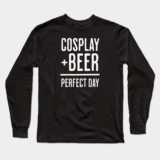 Cosplay Plus Beer Long Sleeve T-Shirt by Geektastic Designs